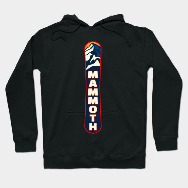 Snowboarding Mammoth Mountain California Hoodie by TravelTime